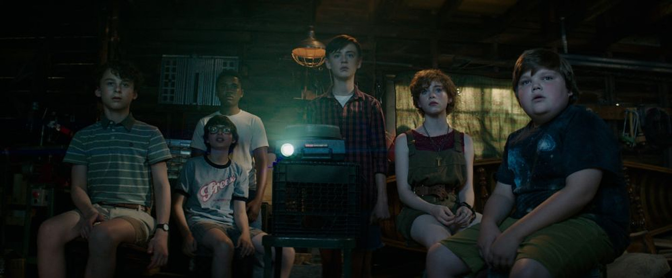 Wyatt Oleff, Jaeden Lieberher, Finn Wolfhard, Chosen Jacobs, Sophia Lillis, Jeremy Ray Taylor y Jack Dylan Grazer en It