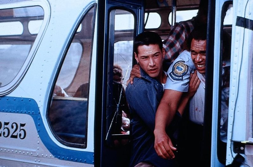 Keanu Reeves en Speed: Máxima Potencia