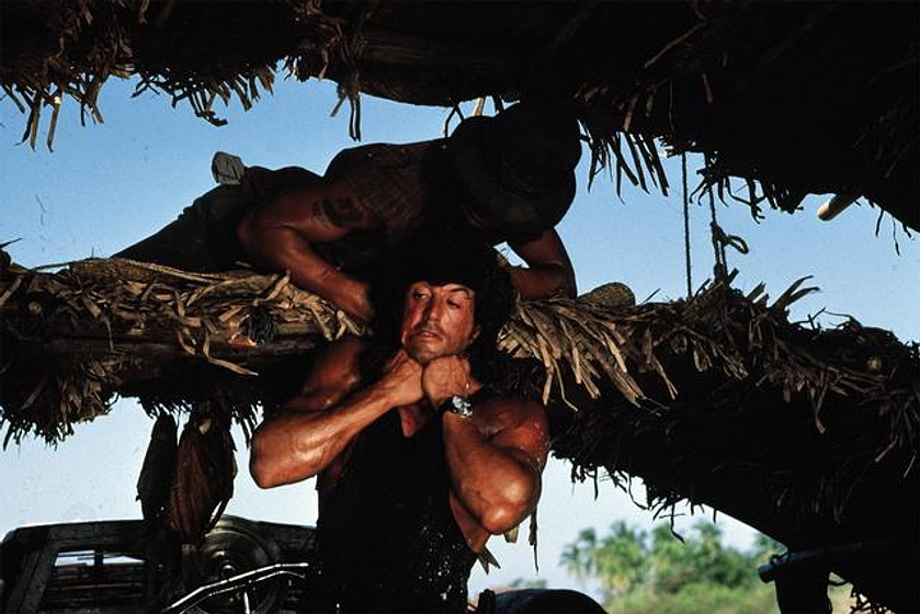 Sylvester Stallone en Rambo: Acorralado, II parte