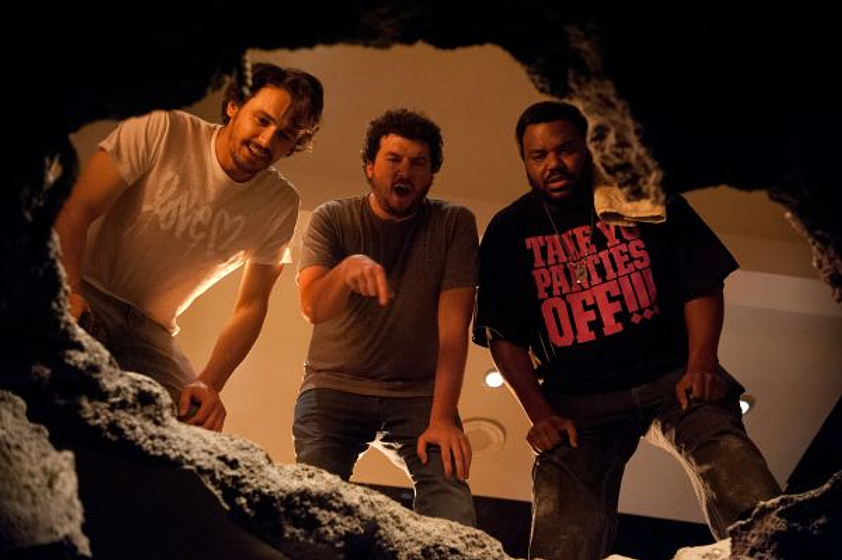James Franco, Danny McBride [IV] y Craig Robinson en Juerga hasta el fin
