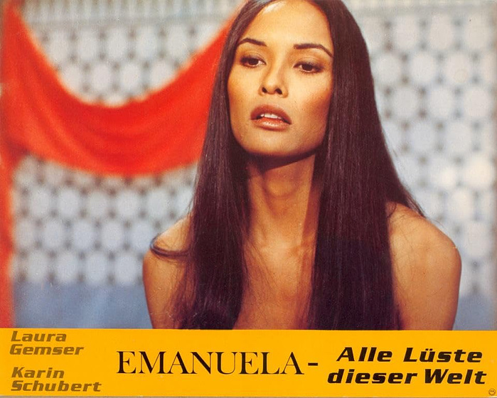 Laura Gemser en Emanuelle Alrededor del Mundo (Fotograma alemán #1)