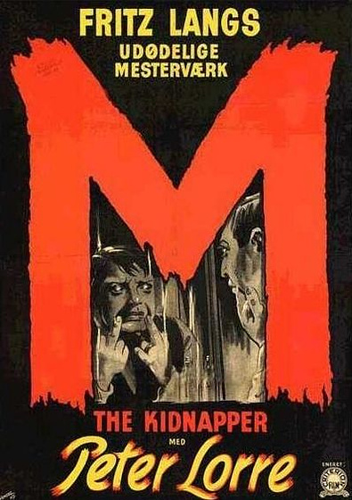 Imagen de M, El Vampiro de Düsseldorf (Cartel alemán)