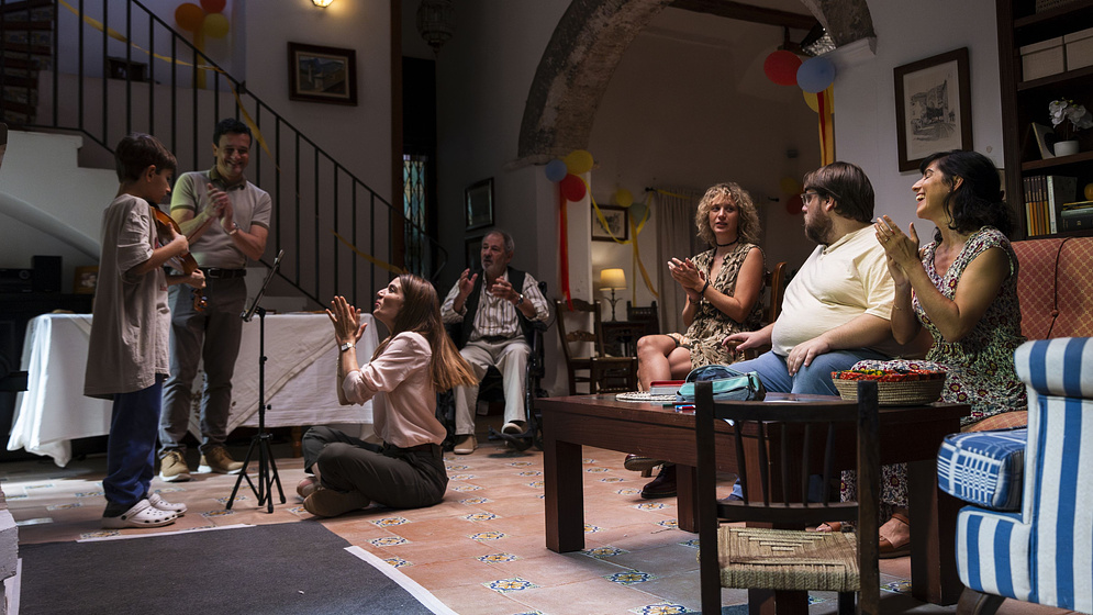 Raquel Ferri en Mario (Rodaje)
