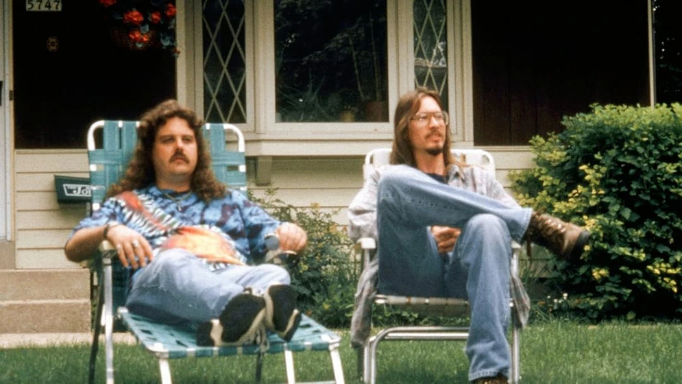 Mark Borchardt y Mike Schank en american-movie
