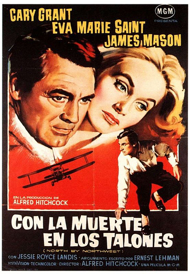Imagen de Con la muerte en los talones (Cartel)