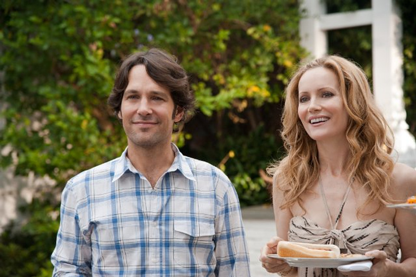 Leslie Mann y Paul Rudd en Si Fuera fácil