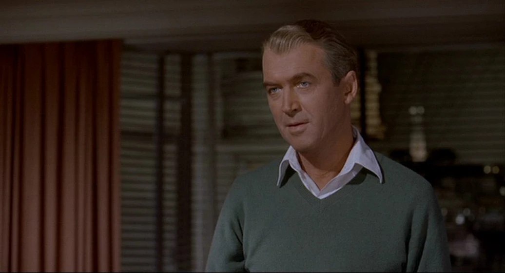 James Stewart en Vértigo (de Entre los Muertos)
