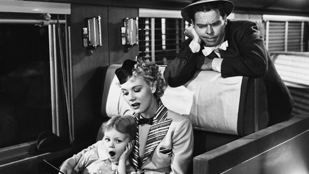 Arthur Lake, Penny Singleton y Larry Simms en blondie-takes-a-vacation