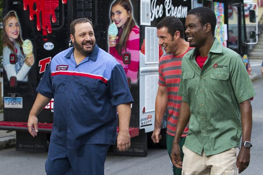 Chris Rock, Adam Sandler y Kevin James en Niños grandes 2