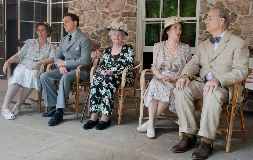 Bill Murray, Olivia Williams, Elizabeth Wilson y Samuel West en Hyde Park on Hudson