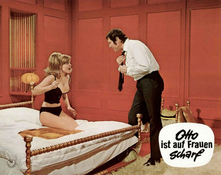 Dietmar Schönherr y Christiane Rücker en Otto ist auf Frauen scharf