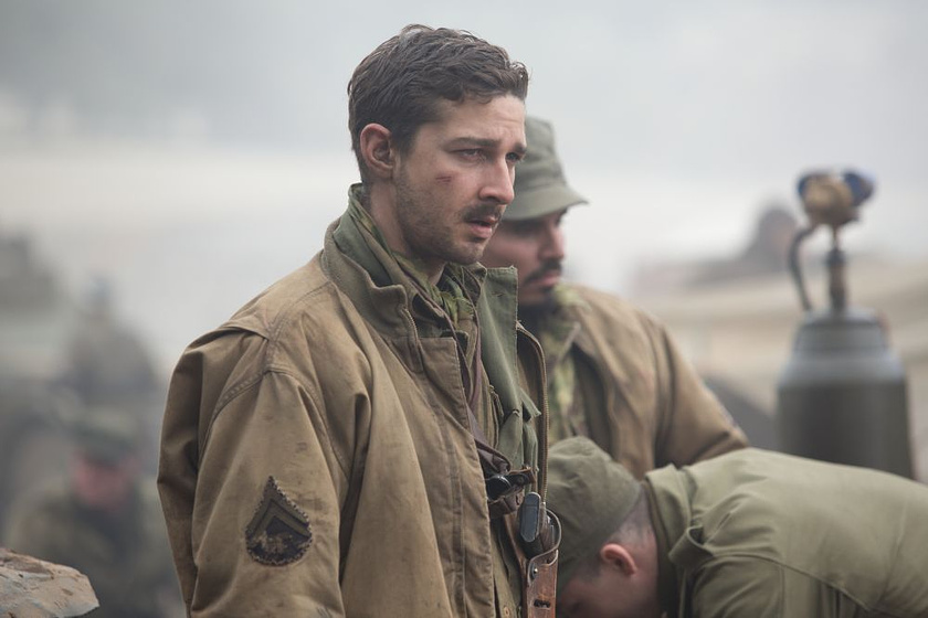 Shia LaBeouf en Corazones de acero