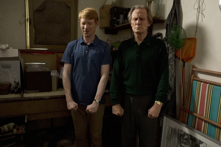 Bill Nighy y Domhnall Gleeson en Una Cuestión de Tiempo