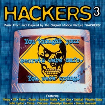 Carátula de la banda de sonido de Hackers: Piratas Informáticos