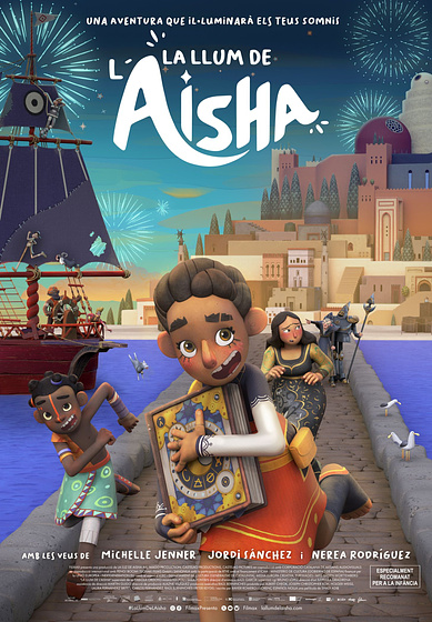 Imagen de La Luz de Aisha (Cartel catalán)