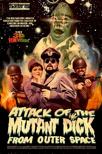 Poster de El Ataque del Pene Mutante del Espacio