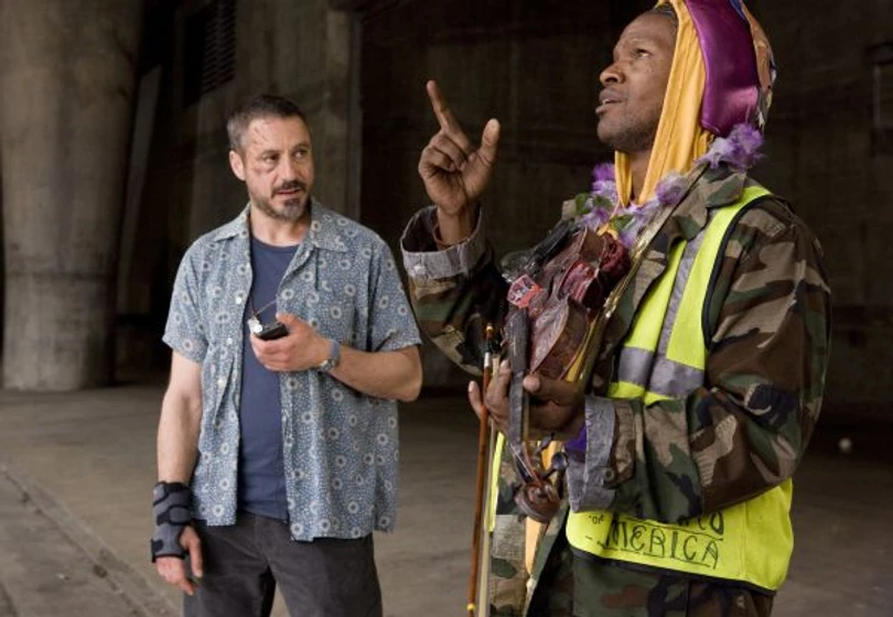 Jamie Foxx y Robert Downey Jr. en el-solista