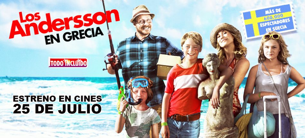 Imagen de Los Andersson en Grecia (Cartel promocional)