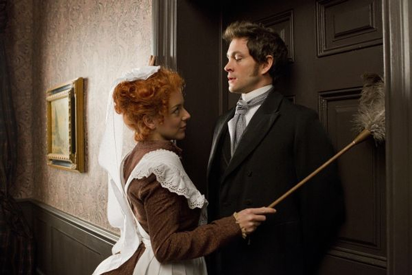 Hugh Dancy y Sheridan Smith en Hysteria