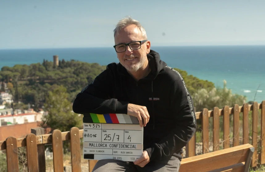David Ilundain en mallorca-confidencial (Rodaje)