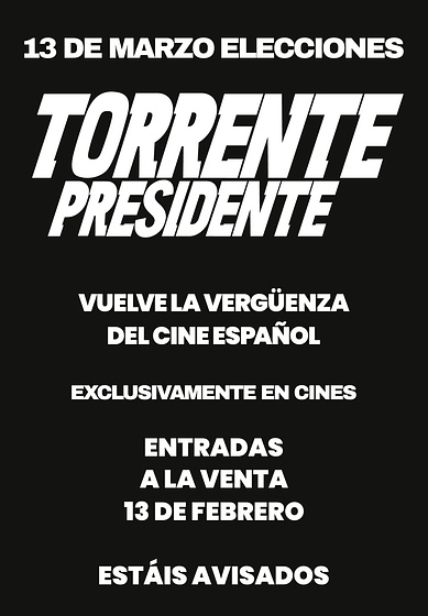 Imagen de torrente-presidente (Cartel teaser)