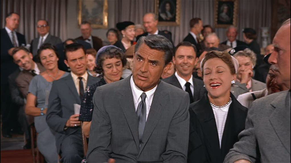 Cary Grant en Con la muerte en los talones