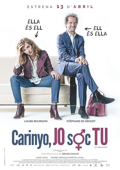 Imagen de Cariño, yo soy tú (Cartel catalán)