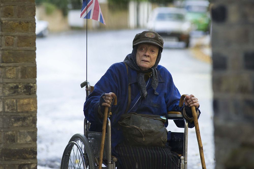 Maggie Smith en The Lady in the Van