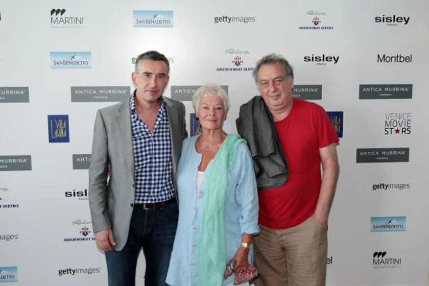 Steve Coogan, Stephen Frears y Judi Dench en Philomena (Festival de Venecia. Agosto 2013)
