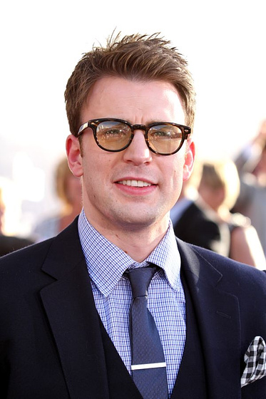 Chris Evans en Capitán América. El primer Vengador (Worl Premiere en Los Angeles. Julio 2011)