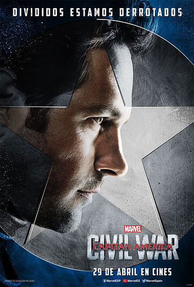 Imagen de Capitán América. Civil war (Cartel personajes español)