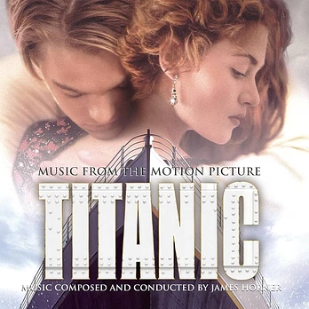 Carátula de la banda de sonido de Titanic