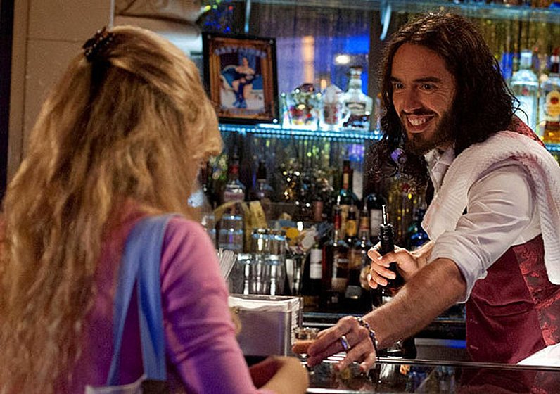 Russell Brand y Julianne Hough en Paradise
