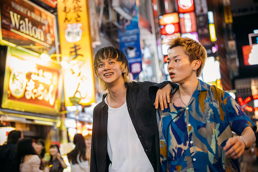 Takumi Kitamura y Yuta Hayashi en Baka's Identity