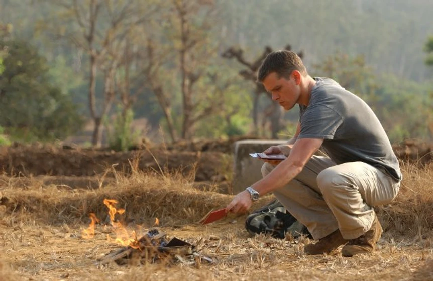 Matt Damon en el-mito-de-bourne