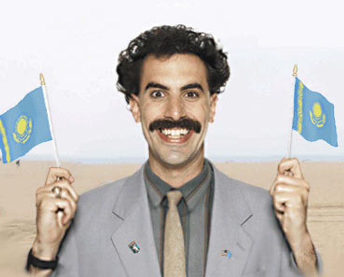 Sacha Baron Cohen en Borat: El Segundo Mejor Reportero del Glorioso País Kazajistan Viaja a América