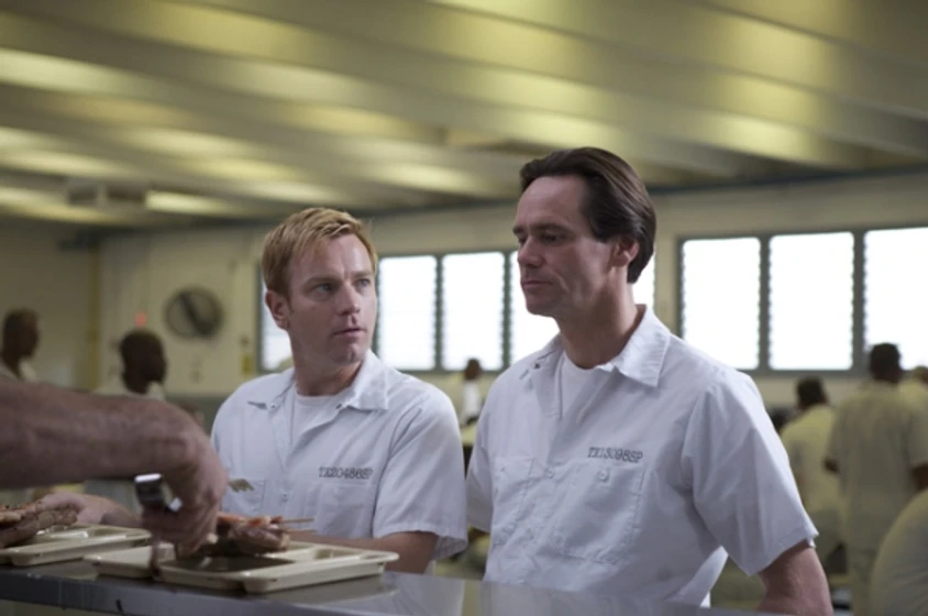 Jim Carrey y Ewan McGregor en phillip-morris-te-quiero