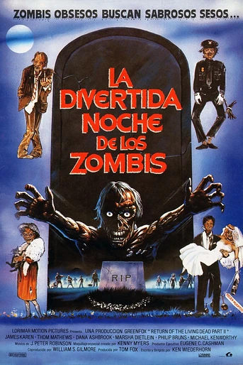 Poster de La Divertida Noche de los Zombies