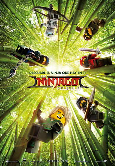 Imagen de La Lego Ninjago película (Cartel español)