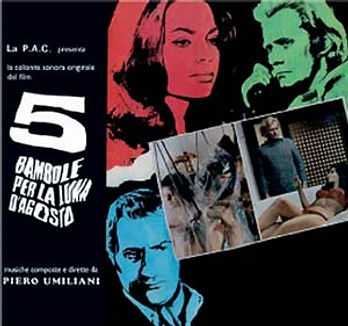 Carátula de la banda de sonido de Cinco Muñecas para la Luna de Agosto