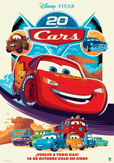 Imagen de cars (Cartel 20 Aniversario)