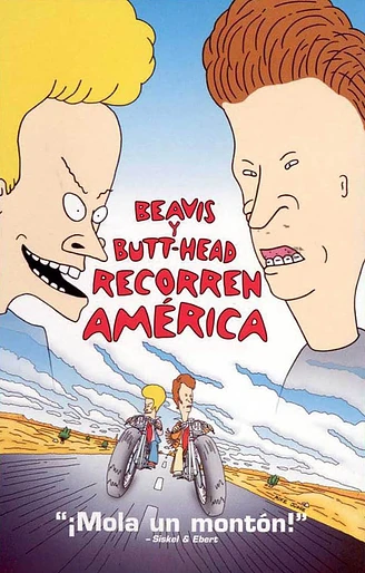 Poster de Beavis y Butt-Head recorren América