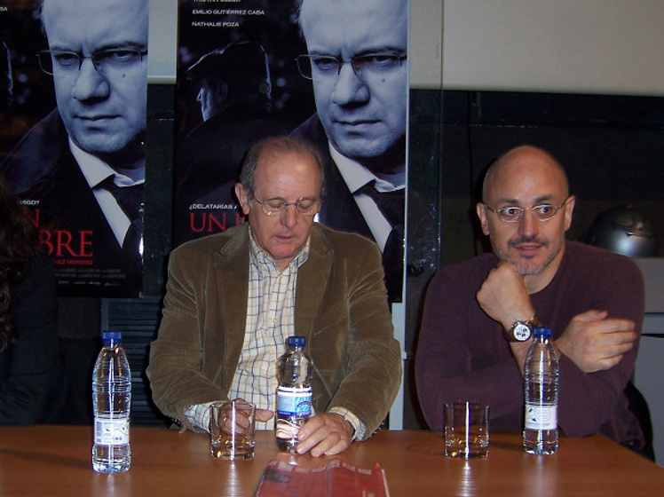 Emilio Gutiérrez Caba y Alberto Jiménez en Un Buen hombre