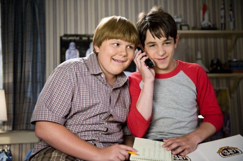 Zachary Gordon y Robert Capron en diario-de-greg-3-dias-de-perros