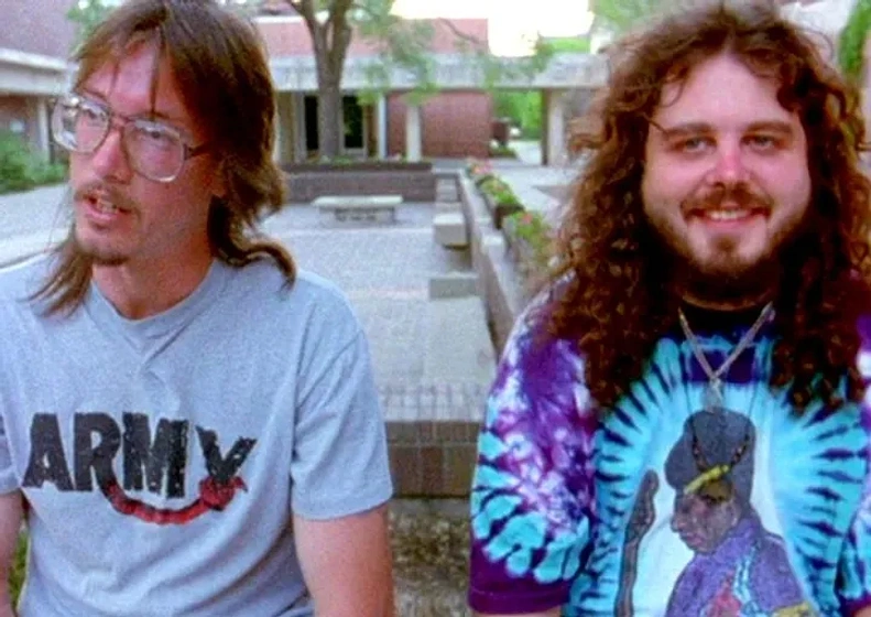 Mark Borchardt y Mike Schank en American Movie