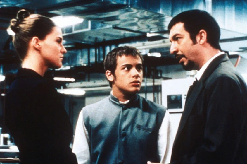 Ricardo Darín, Leticia Brédice y Tomás Fonzi en Nueve Reinas