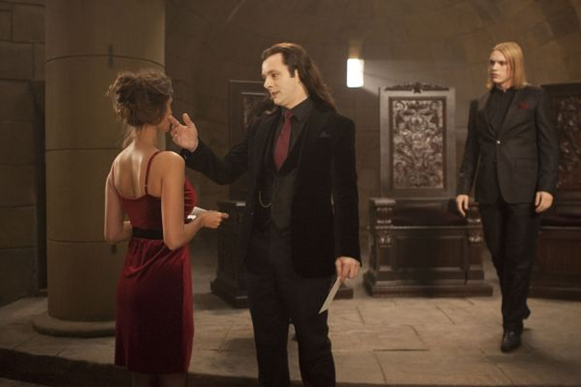 Michael Sheen y Jamie Campbell Bower en La Saga Crepúsculo: Amanecer - Parte 1