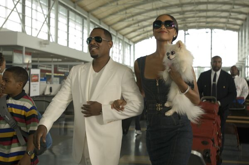 Joy Bryant y Martin Lawrence en Bienvenido a Casa Roscoe Jenkins