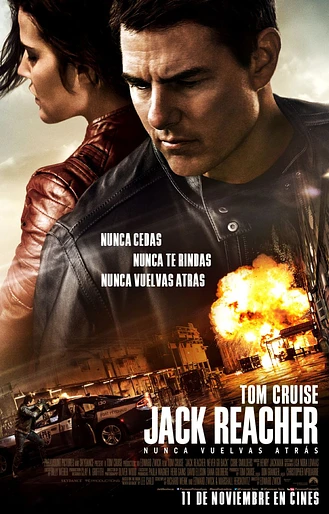 Poster de Jack Reacher. Nunca vuelvas atrás