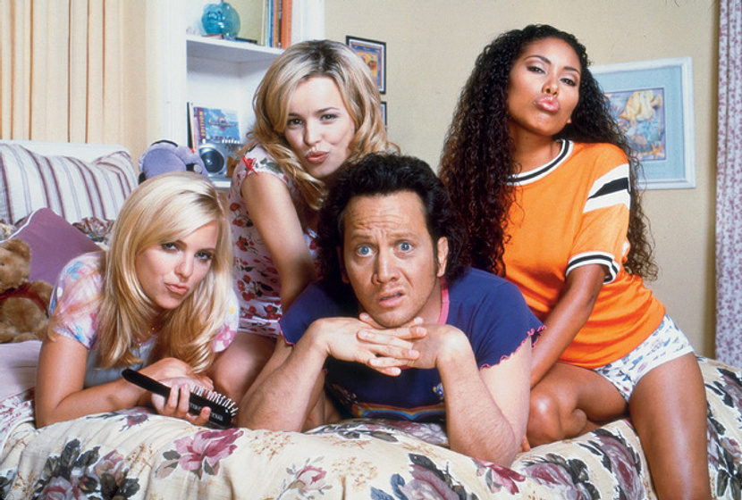 Rob Schneider, Rachel McAdams, Anna Faris y Maritza Murray en Este Cuerpo no es el mio